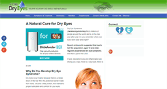 Desktop Screenshot of cure-dryeyes.com