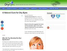 Tablet Screenshot of cure-dryeyes.com